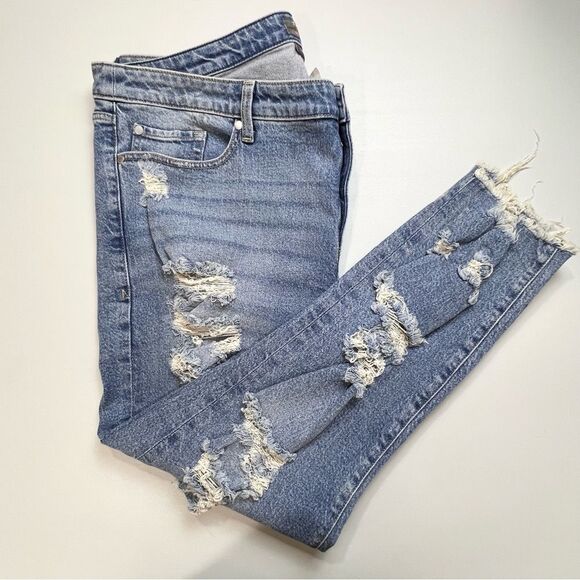 NWT Torrid High Rise Straight Shot To Hell Distressed Jeans 18 - Picture 6 of 12